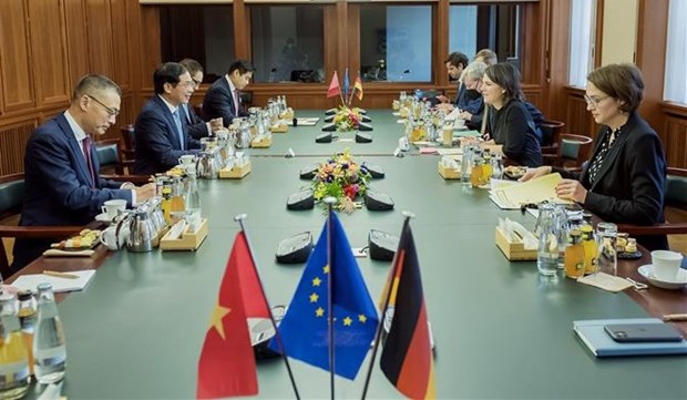 Canciller de Vietnam realiza visita oficial a Alemania hinh anh 2