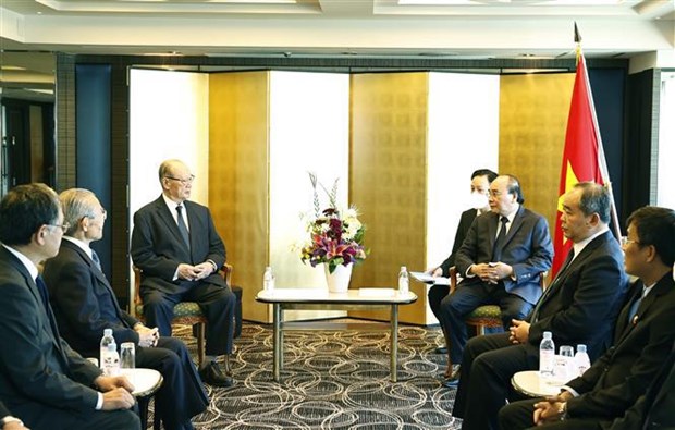 Presidente de Vietnam continua actividades en Japon hinh anh 4