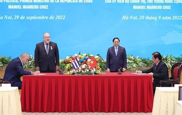 Primer ministro vietnamita sostiene conversacion con su homologo cubano hinh anh 3
