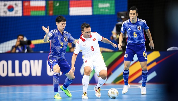 Vietnam avanza a cuartos de final de Copa de Futbol sala de Asia 2022 hinh anh 2