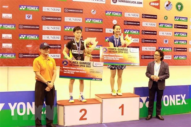Badmintonista vietnamita gana trofeo de Campeonato abierto internacional de Vietnam hinh anh 1
