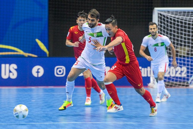 Vietnam se despide de Copa Asiatica de Futbol Sala tras perder ante Iran hinh anh 1