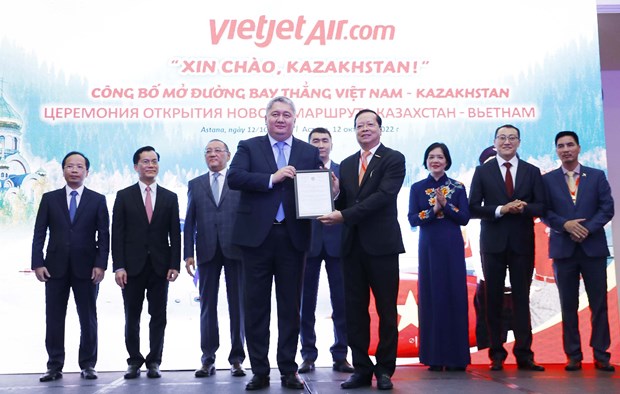 Vietjet abre vuelos directos entre Vietnam y Kazajstan hinh anh 1