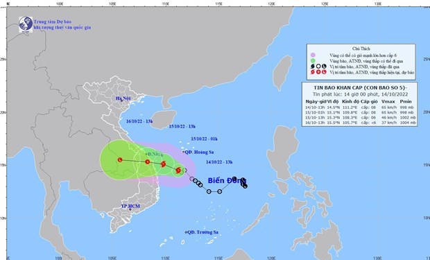 Vietnam sufre affectations del tifon SONCA hinh anh 1