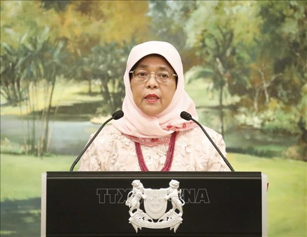 Presidenta de Singapur realizara visita de Estado a Vietnam hinh anh 1