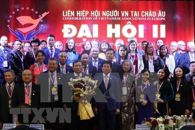 Union de Asociaciones de Vietnamitas en Europa celebra segundo congreso hinh anh 1