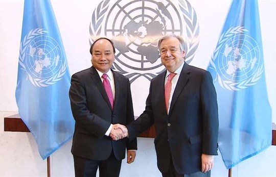 Secretario general de la ONU realizara visita oficial a Vietnam hinh anh 1