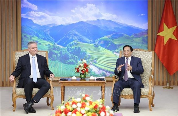 Primer ministro de Vietnam recibe al secretario general de la OCDE hinh anh 1