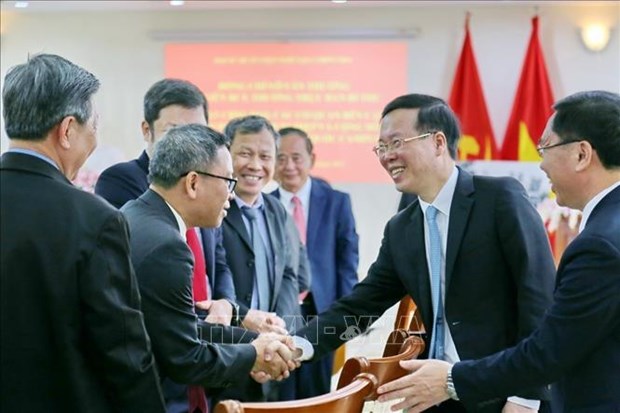 Dirigente partidista vietnamita continua su visita oficial a Camboya hinh anh 1