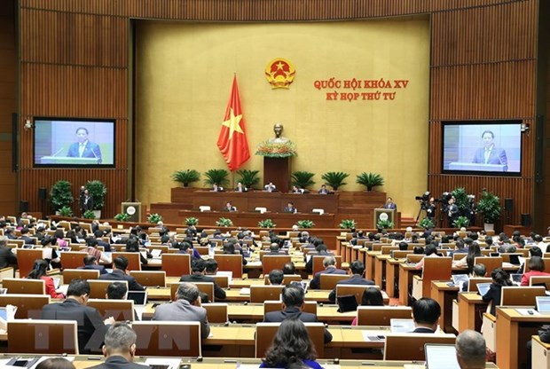 Parlamento vietnamita analiza revision mas detallada del crecimiento economico en nueve meses hinh anh 1