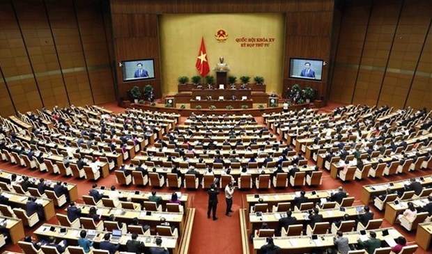 Asamblea Nacional de Vietnam debate modificacion de ley contra lavado de dinero hinh anh 1