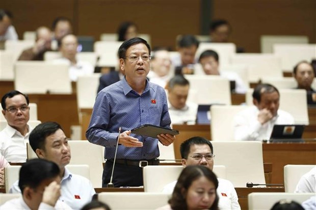 Asamblea Nacional de Vietnam continua debates sobre proyectos legales hinh anh 1