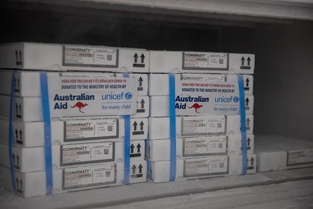 Australia apoya a Vietnam con camiones frigorificos de transporte de vacunas contra COVID-19 hinh anh 2