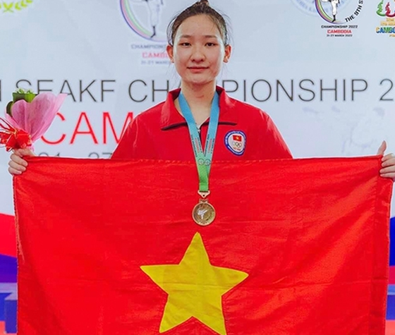 Jovenes atletas de karate de Vietnam competiran por titulos mundiales hinh anh 1