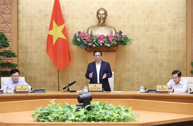 Gobierno de Vietnam analiza situacion socioeconomica en lo que va de ano hinh anh 1