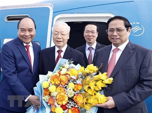 Visita de maximo dirigente partidista vietnamita a China evidencia amistad bilateral hinh anh 1