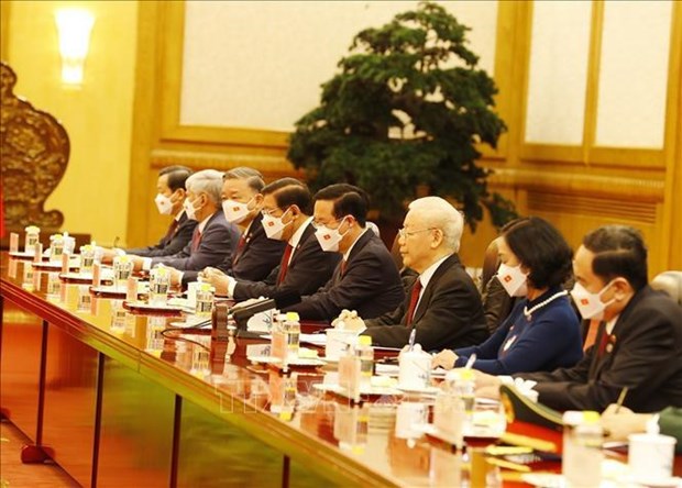 Secretario general del PCV se reune con Xi Jinping hinh anh 3