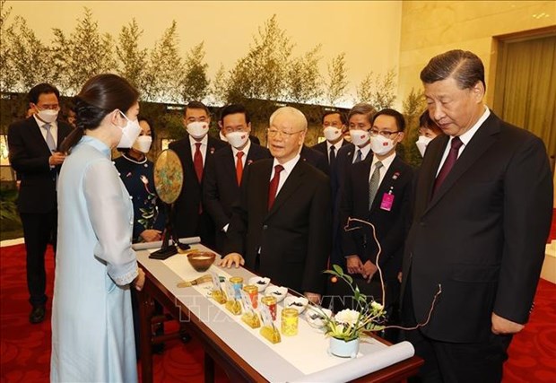 Otorga China medalla de amistad a secretario general del PCV hinh anh 3