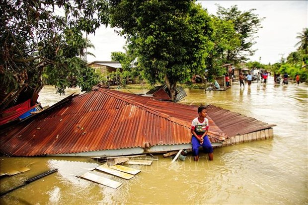 Al menos tres muertos tras inundaciones en Indonesia hinh anh 1