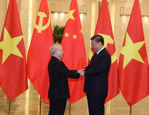 Maximo dirigente partidista vietnamita envia mensaje de agradecimiento a Xi Jinping hinh anh 1