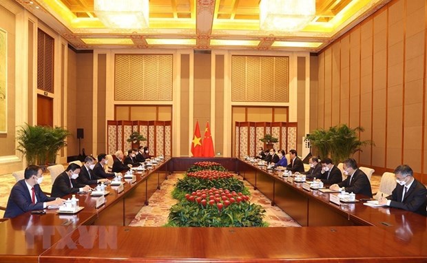 Debaten cuestiones para fomentar lazos parlamentarios de Vietnam y China hinh anh 2
