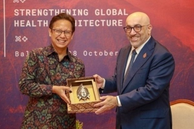 Indonesia firma acuerdos para promover transformacion de la salud hinh anh 1