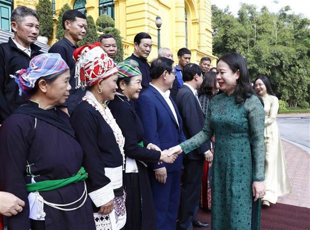 Vietnam presta atencion a minorias etnicas, afirma vicepresidenta hinh anh 3