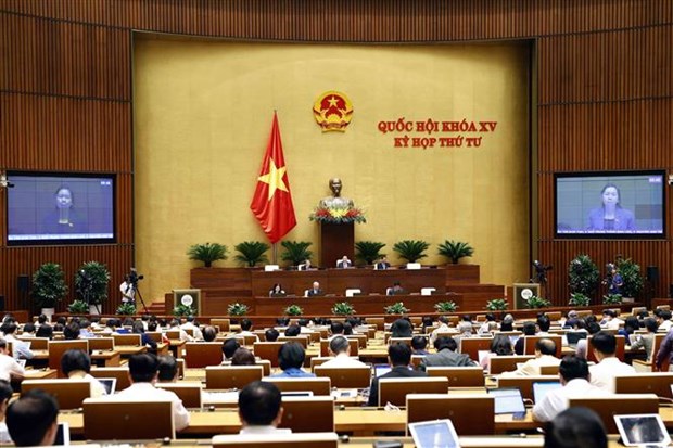 Parlamento vietnamita concluye decimoquinta jornada de trabajo del cuarto periodo de sesiones hinh anh 1