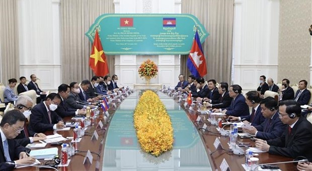 Vietnam y Camboya ratifican voluntad de consolidar nexos bilaterales hinh anh 1