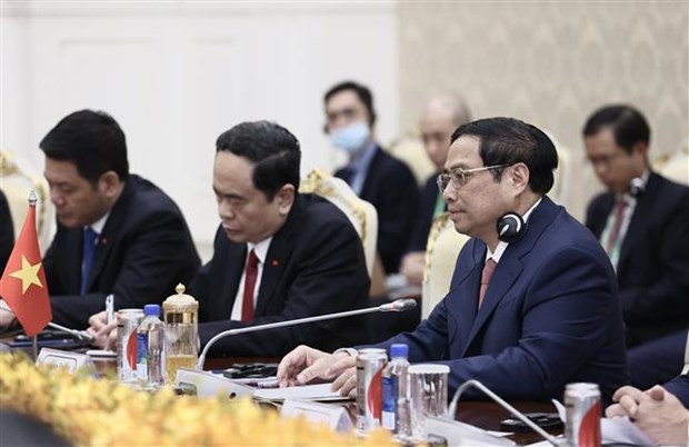 Vietnam y Camboya ratifican voluntad de consolidar nexos bilaterales hinh anh 2