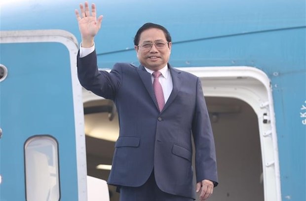Premier vietnamita parte de Hanoi rumbo hacia Camboya hinh anh 1