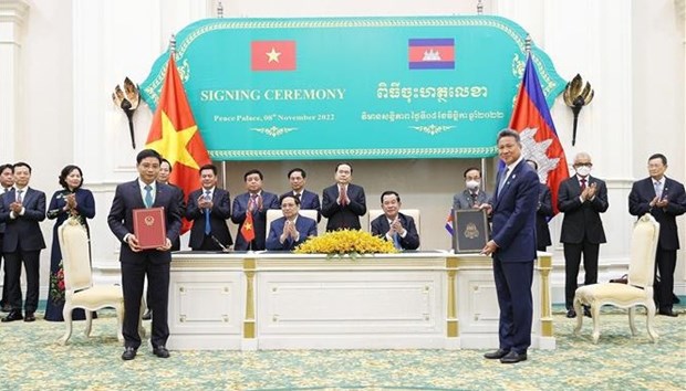 Vietnam y Camboya ratifican voluntad de consolidar nexos bilaterales hinh anh 3