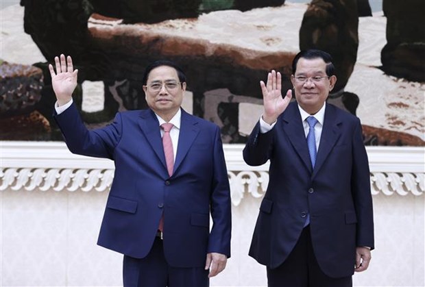 Vietnam y Camboya ratifican voluntad de promover relaciones hinh anh 1