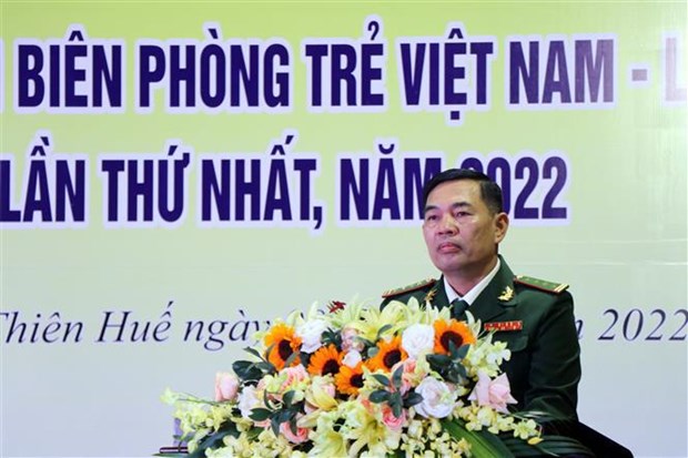 Organzan primer coloquio de jovenes guardias fronterizos Vietnam-Laos hinh anh 1