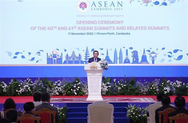 Inauguran 40ª y 41ª Cumbres de ASEAN en Camboya hinh anh 2