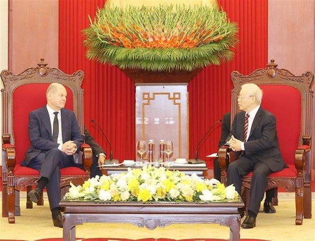 Vietnam atesora Asociacion Estrategica con Alemania, afirma maximo dirigente partidista hinh anh 1