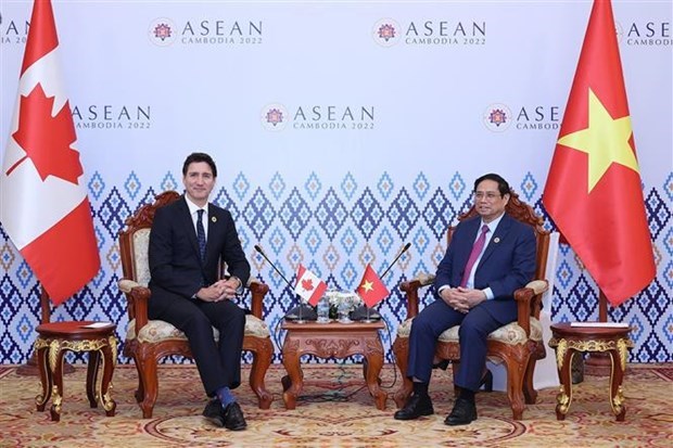 Vietnam y Canada acuerdan promover visitas de alto nivel para desarrollar nexos bilaterales hinh anh 1