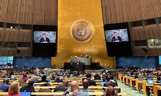 Vietnã pede fim do conflito na Ucrânia em sessão de emergência da ONU hinh anh 2