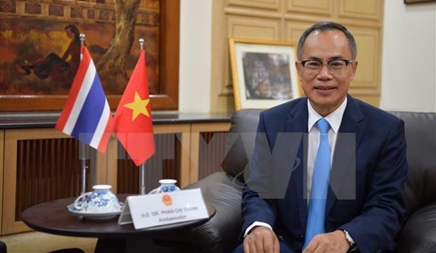 Visita del presidente vietnamita a Tailandia impulsa asociacion estrategica bilateral hinh anh 1