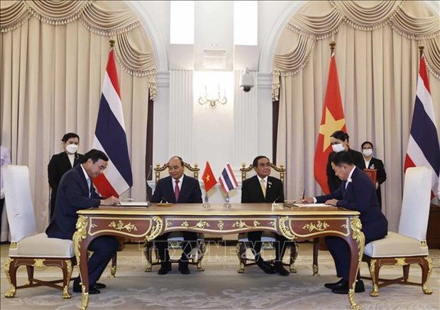 Emiten Declaracion Conjunta Vietnam-Tailandia hinh anh 1