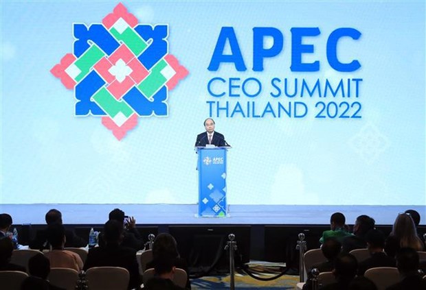 Presidente vietnamita interviene en Cumbre de Negocios de APEC 2022 hinh anh 1