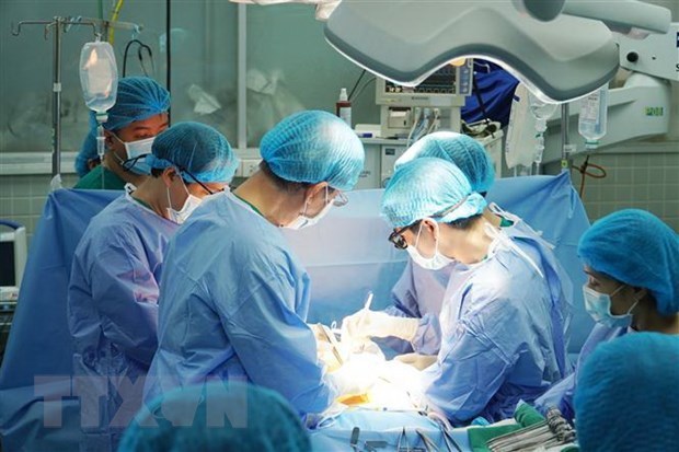 Realizan por primera vez en Vietnam injerto de piel donada por persona con muerte cerebral hinh anh 1