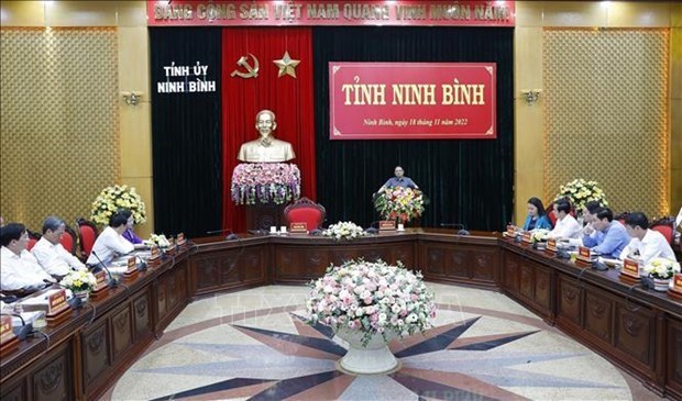 Premier insta a Ninh Binh a seguir adelante con la reestructuracion economica hinh anh 1