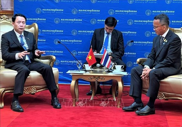 Ministerio de Seguridad Publica de Vietnam impulsa cooperacion estrategica con socios tailandeses hinh anh 1