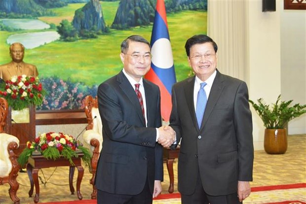 Robustecen desarrollo excelente de relaciones Vietnam-Laos hinh anh 1