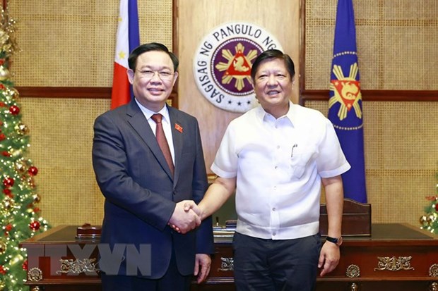 Presidente parlamentario vietnamita resalta el fomento de asociacion estrategica con Filipinas hinh anh 1