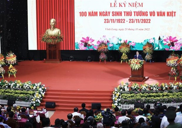 Conmemoran centenario del natalicio del exprimer ministro vietnamita Vo Van Kiet hinh anh 2