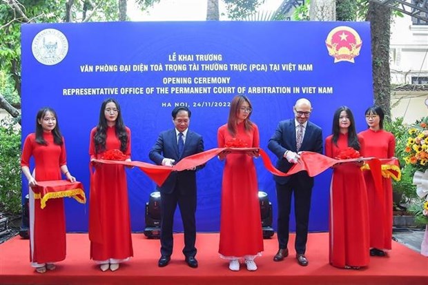 Inauguran oficina de representacion de Corte Permanente de Arbitraje en Hanoi hinh anh 1
