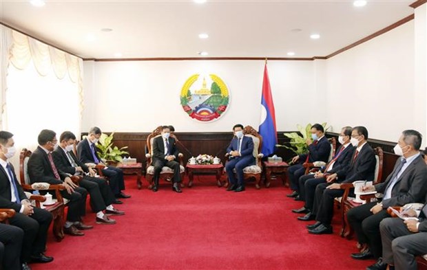 Embajador vietnamita felicita logros alcanzados por Laos durante los ultimos 47 anos hinh anh 1