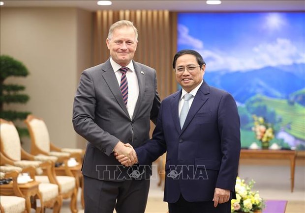Premier vietnamita resalta relaciones de pais con Dinamarca hinh anh 1
